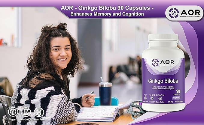 Ginkgo Biloba 120 mg | AOR™ | 90 Capsules - Coal Harbour Pharmacy