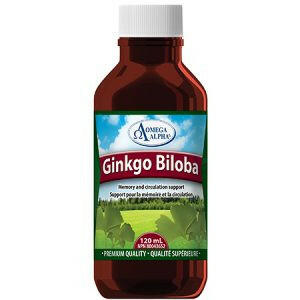 Ginkgo Biloba Liquid | Omega Alpha® | 120 mL
