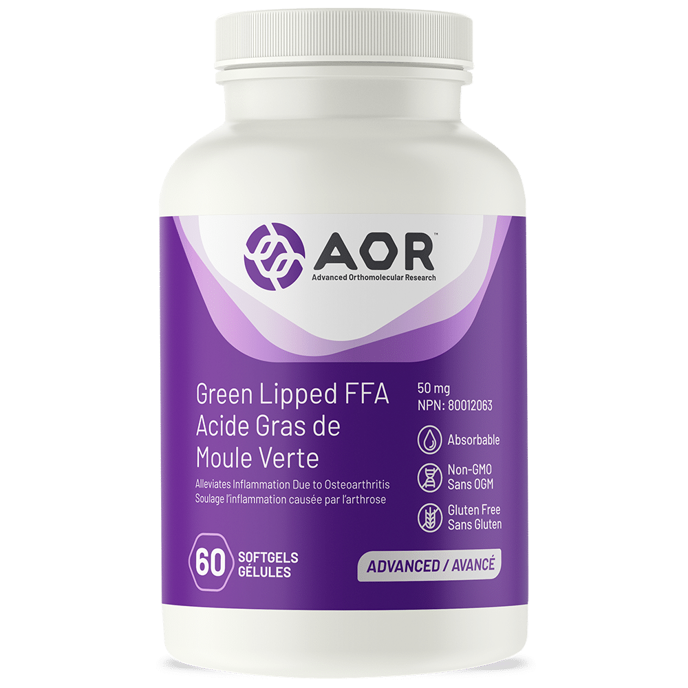 Green Lipped FFA | AOR™ | 60 Softgels - Coal Harbour Pharmacy