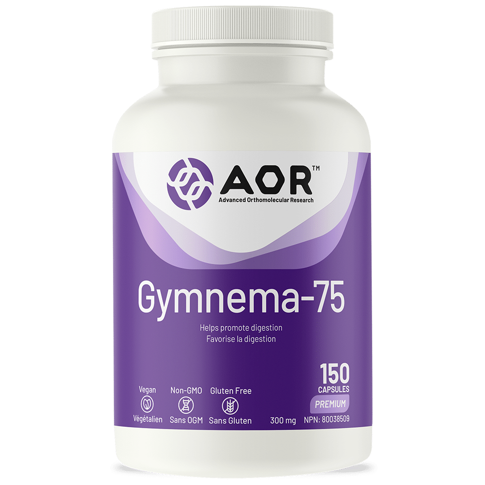 Gymnema-75 | AOR™ | 150 Capsules - Coal Harbour Pharmacy
