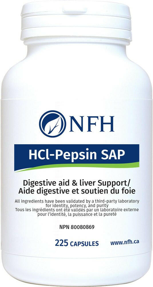 HCL-Pepsin SAP | NFH | 225 Capsules