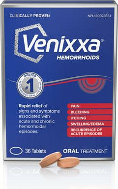 Hemorrhoids | Venixxa® | 36 Tablets