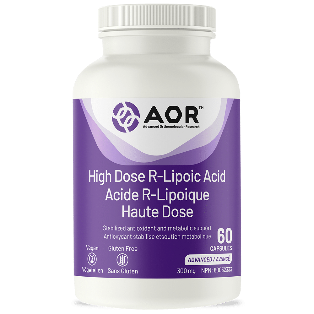 High Dose R-Lipoic Acid | AOR™ | 60 Capsules - Coal Harbour Pharmacy