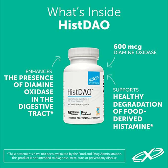 HistoDAO™ | Xymogen® | 60 Capsules - Coal Harbour Pharmacy