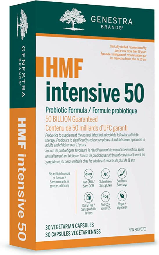 HMF Intensive 50 | Genestra Brands® | 30 Vegetarian Capsules - Coal Harbour Pharmacy