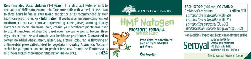 HMF Natogen | Genestra Brands® | 0.2oz (6 Grams) Powder - Coal Harbour Pharmacy