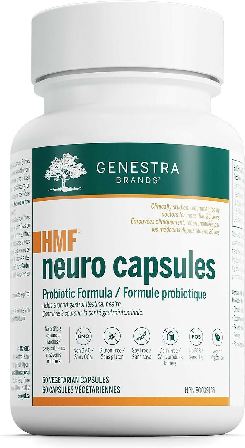 HMF Neuro | Genestra Brands® | 60 Vegetarian Capsules - Coal Harbour Pharmacy