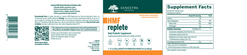 HMF Replete | Genestra Brands® | 140 Grams - Coal Harbour Pharmacy