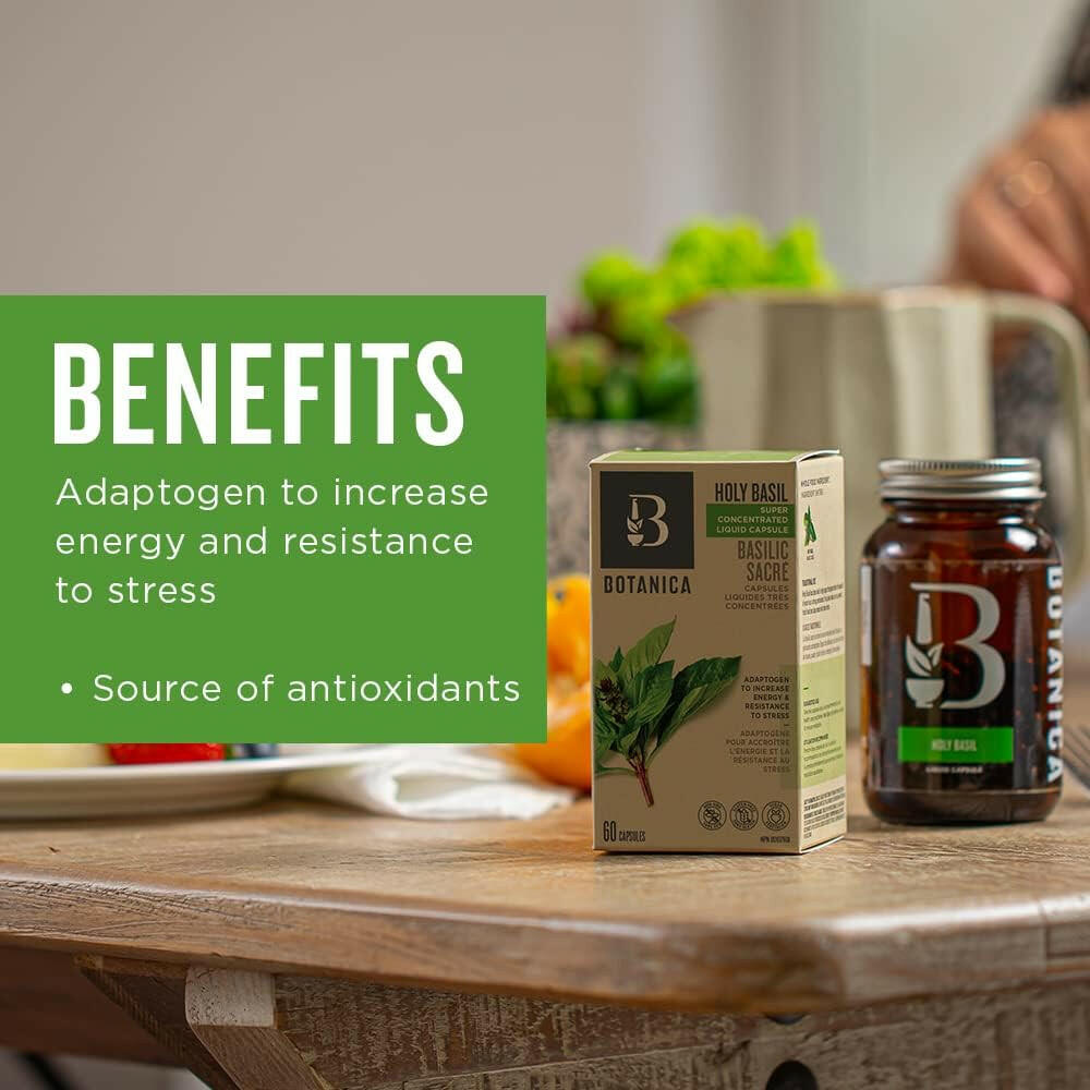 Holy Basil Liquid Capsule | Botanica | 60 Capsules - Coal Harbour Pharmacy