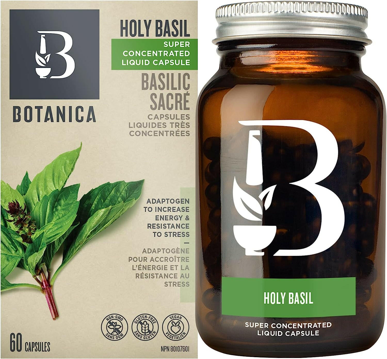 Holy Basil Liquid Capsule | Botanica | 60 Capsules - Coal Harbour Pharmacy