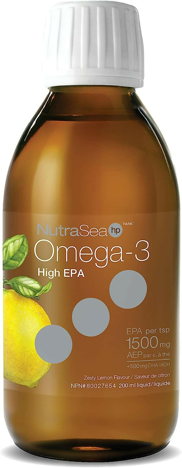 HP™ Omega-3, Lemon | NutraSea® | 6.8 fl oz (200 ml)-Exp. 10/2023 - Coal Harbour Pharmacy