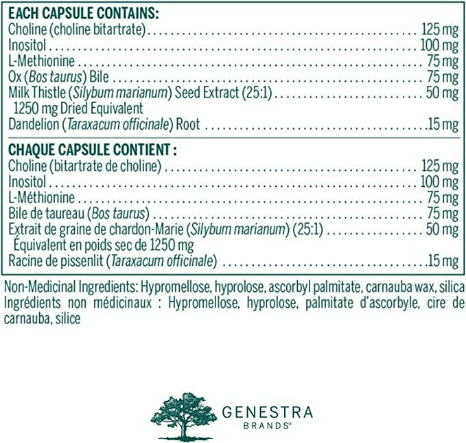 Ichol Plus | Genestra Brands® | 90 Vegetable Capsules - Coal Harbour Pharmacy