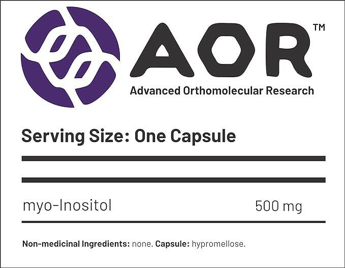 Inositol | AOR™ | 90 Capsules - Coal Harbour Pharmacy