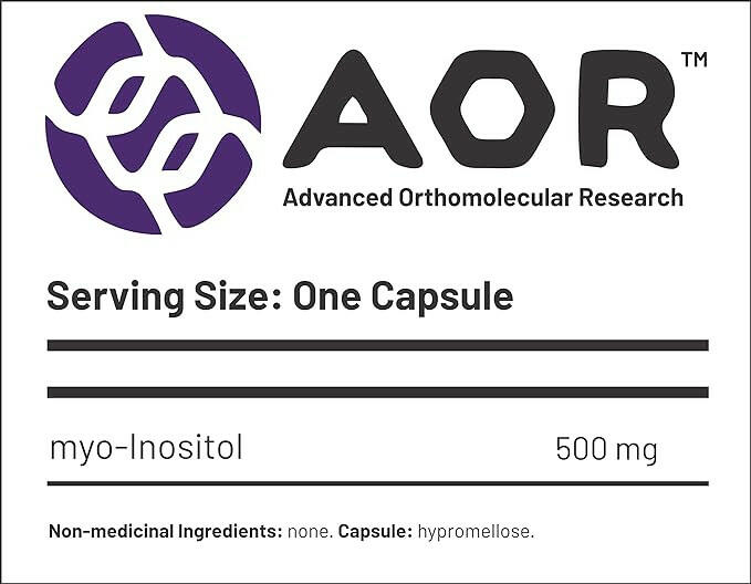 Inositol | AOR™ | 90 Capsules - Coal Harbour Pharmacy