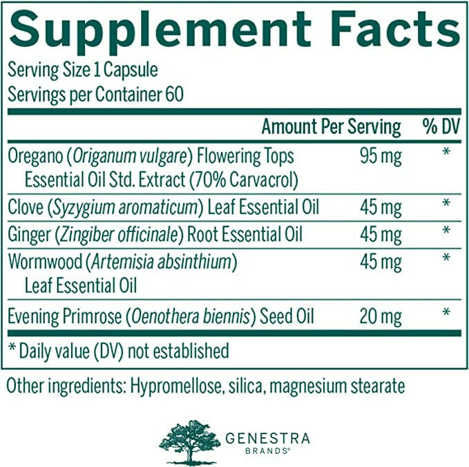 IntestiBal (formerly Candicin) | Genestra Brands® | 60 Vegetable Capsules - Coal Harbour Pharmacy