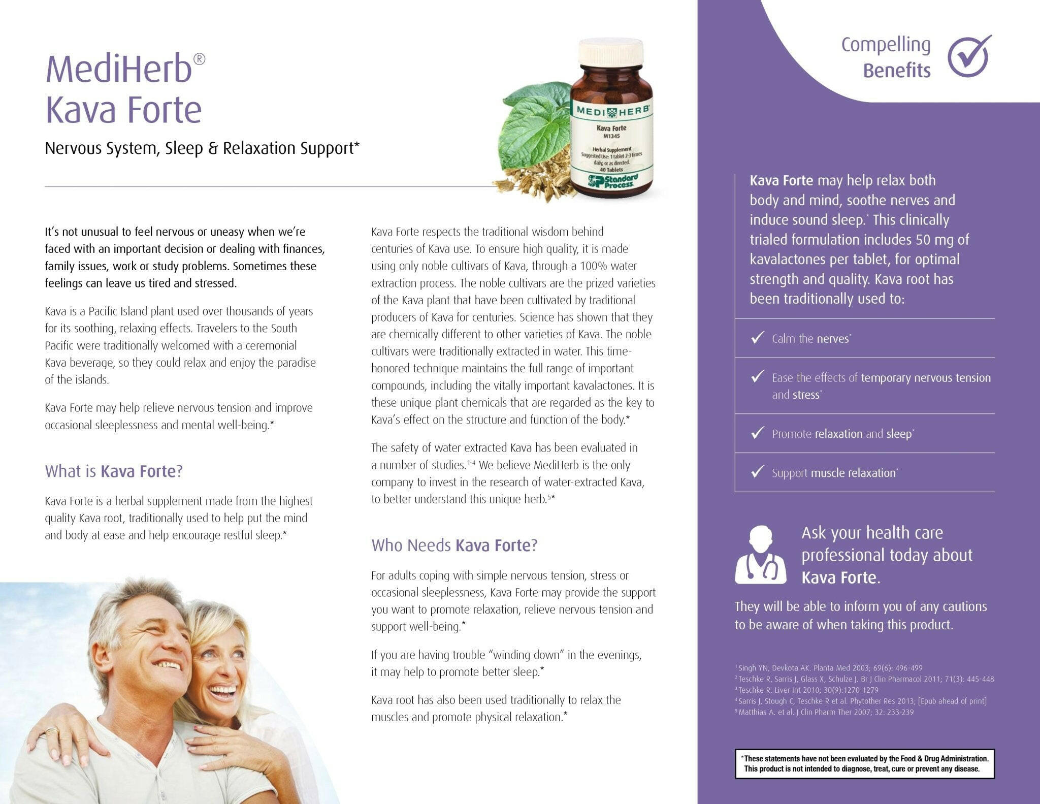 Kava Forte | MediHerb® | 60 Tablets