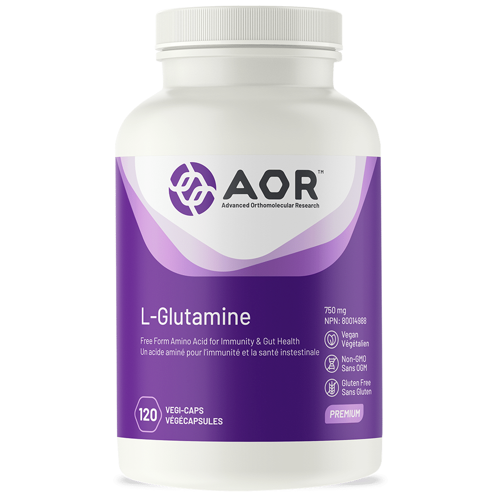 L-Glutamine 750mg | AOR™ | 120 Capsules