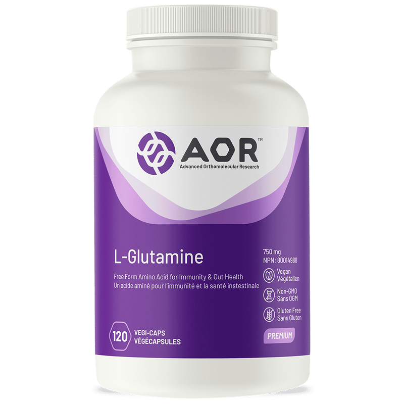 L-Glutamine 750mg | AOR™ | 120 Capsules