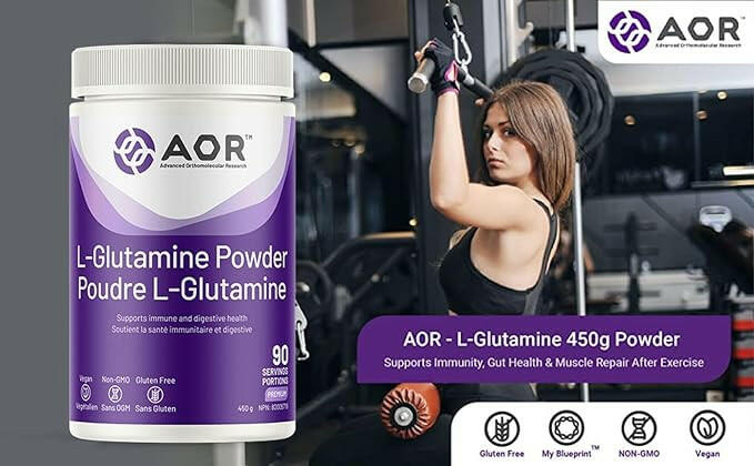 L-Glutamine | AOR™ | 450g Powder - Coal Harbour Pharmacy