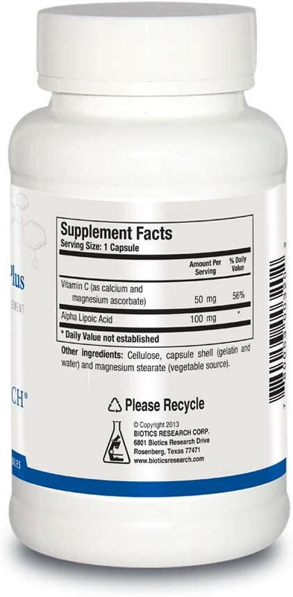 Lipoic Acid Plus | Biotics Research® |  90 Capsules - Coal Harbour Pharmacy
