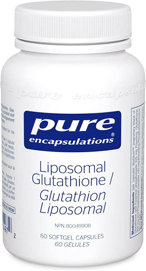 Liposomal Glutathione | Pure Encapsulations® | 60 Softgel Capsules - Coal Harbour Pharmacy