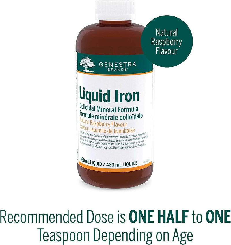 Liquid Iron | Genestra Brands® | 240 or 480 mL - Coal Harbour Pharmacy