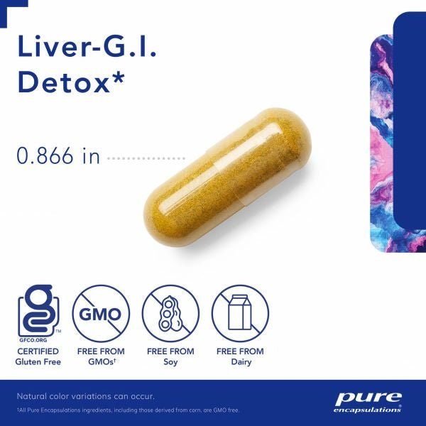 Liver-G.I. Detox | Pure Encapsulations® | 60 Vegetable Capsules