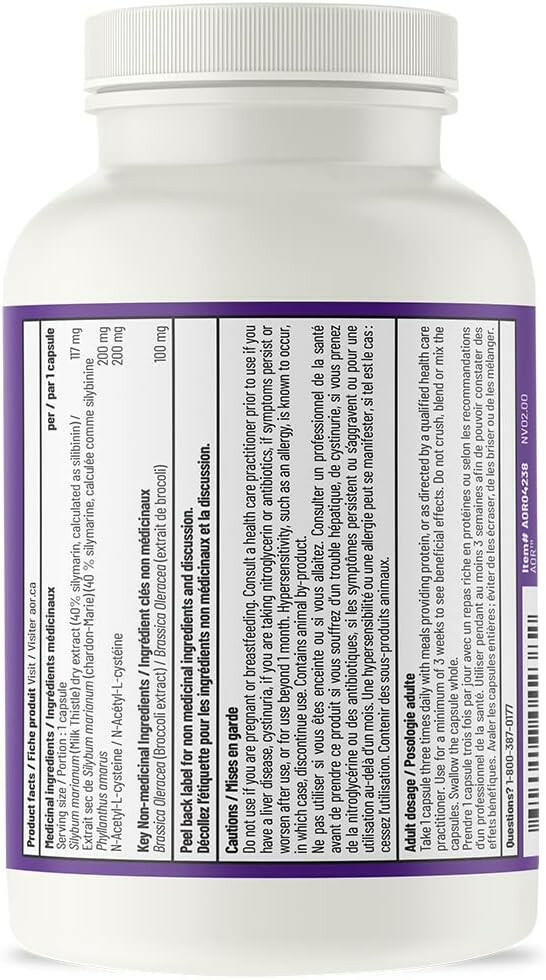 Liver Support 517 mg | AOR™ | 90 or 180 Capsules