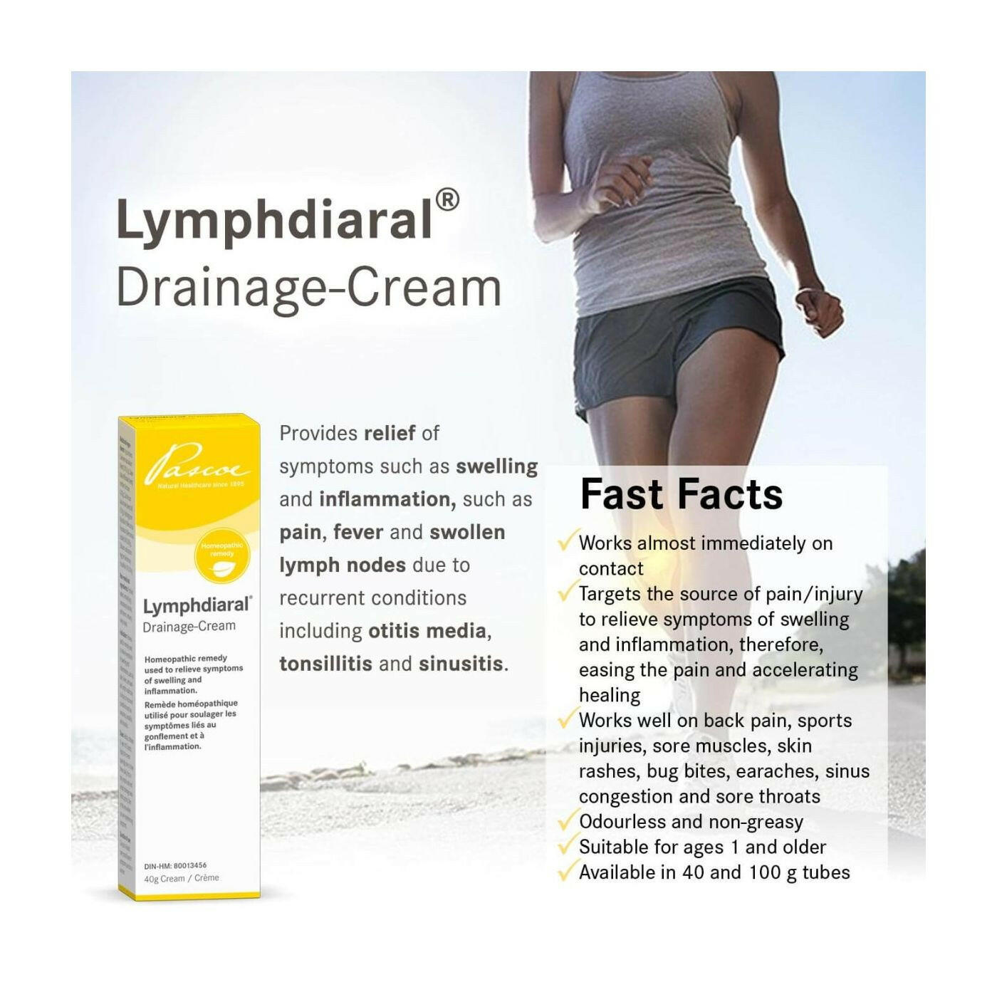 Lymphdiaral Drainage Cream | Pascoe® | 40 gram - Coal Harbour Pharmacy