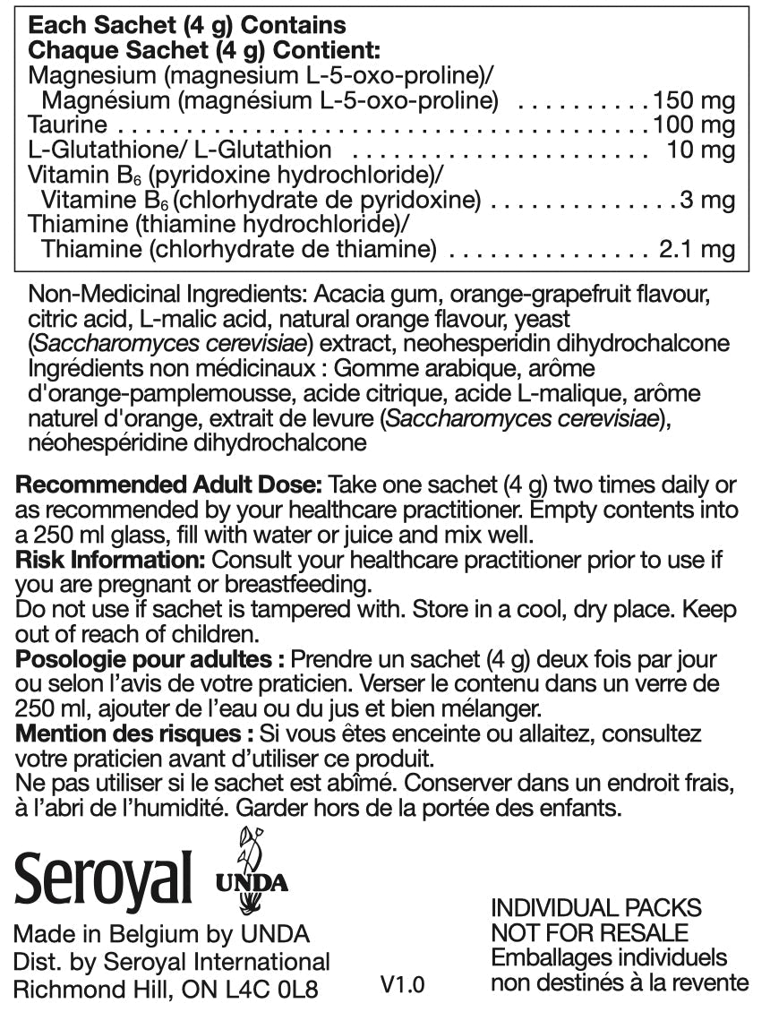 Magnelevures™ | UNDA Specialties | 30 Sachets of Powder (4g Each - Total of 120g) - Coal Harbour Pharmacy