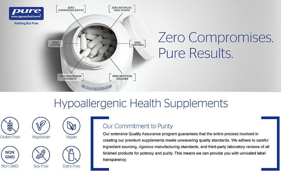 Magnesium (Glycinate) | Pure Encapsulations® | 180 Capsules