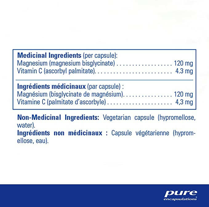 Magnesium (Glycinate) | Pure Encapsulations® | 180 Capsules