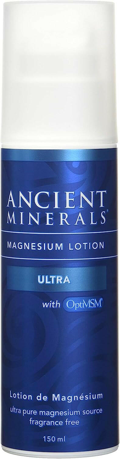 Magnesium lotion Ultra with OptiMSM® | Ancient Minerals® | 150 mL ( 5 fl. oz.)