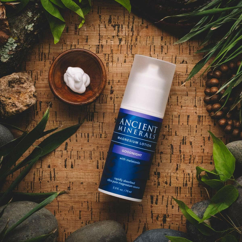 Magnesium Lotion with Melatonin (Goodnight) | Ancient Minerals® | 75 mL (2.5 fl. Oz.) - Coal Harbour Pharmacy