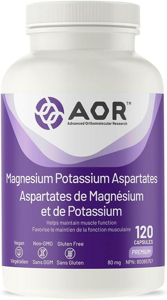 Magnesium Potassium Aspartates | AOR | 120 Capsules