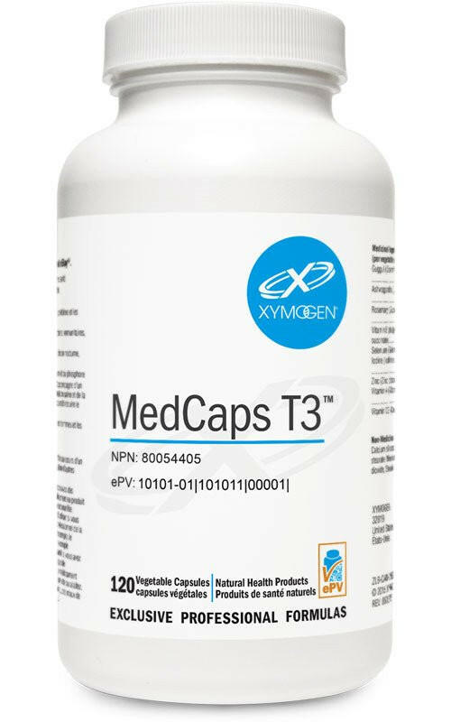 MedCaps T3™ | Xymogen® | 120 Capsules - Coal Harbour Pharmacy