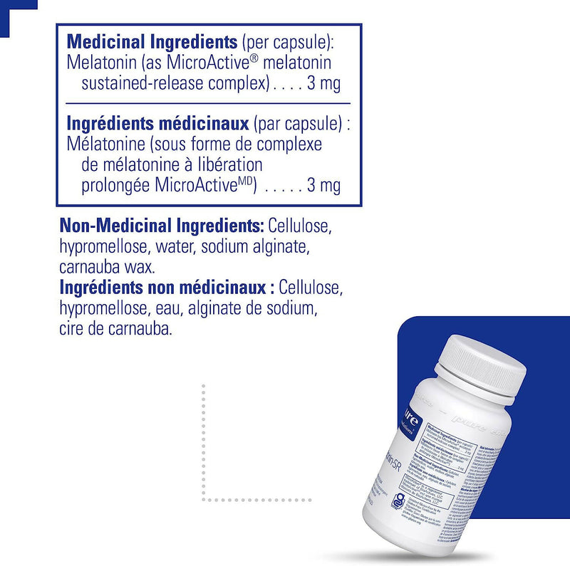 Melatonin-SR | Pure Encapsulations® | 60 Capsules - Coal Harbour Pharmacy
