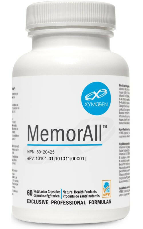 MemorAll by Xymogen | Cognitive & Memory Support | Coal Harbour ...
