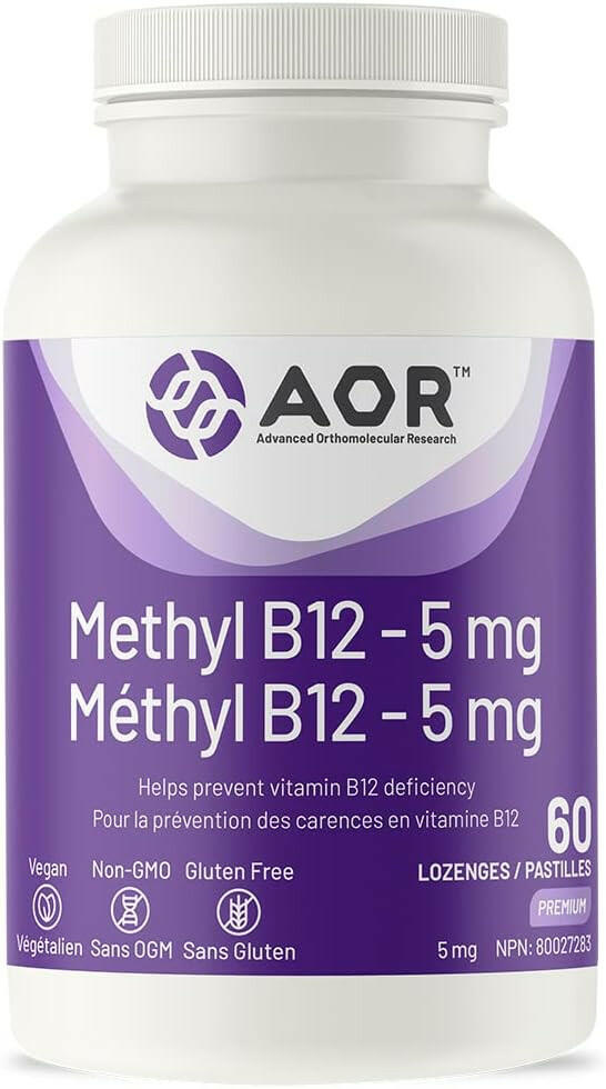 Methyl B12 - 5 mg | AOR™ | 60 Lozenges