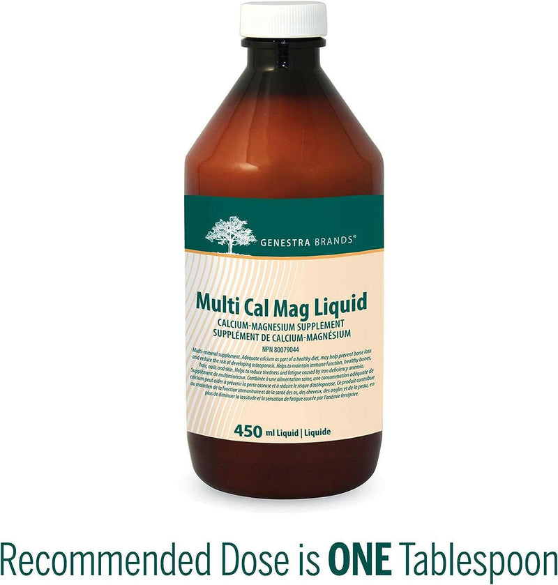 Multi Cal Mag Liquid  Genestra Brands® | 450 mL