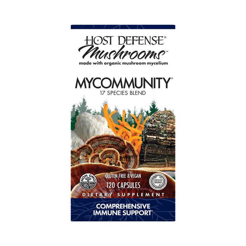 MyCommunity Capsules | Host Defense® Mushrooms™ | 120 Capsules - Coal Harbour Pharmacy