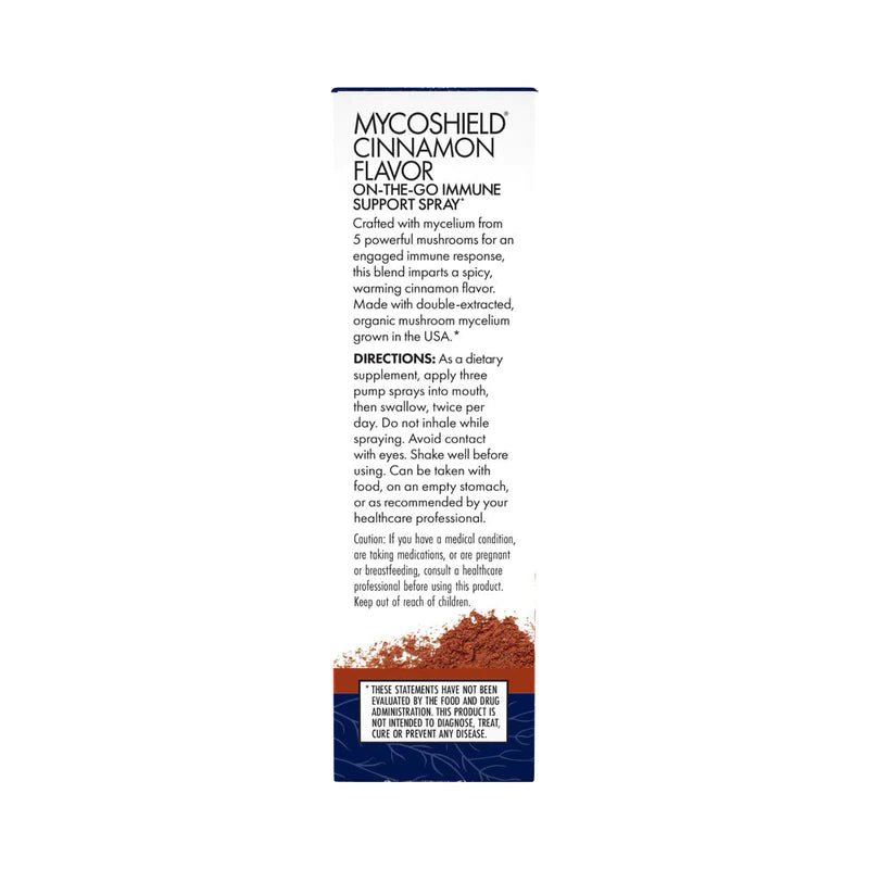 MycoShield® Cinnamon Spray | Host Defense® Mushrooms™ | 30 mL (1 fl oz)