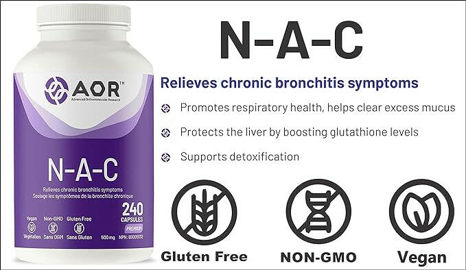 N-A-C | AOR® | 120 or 240 Capsules