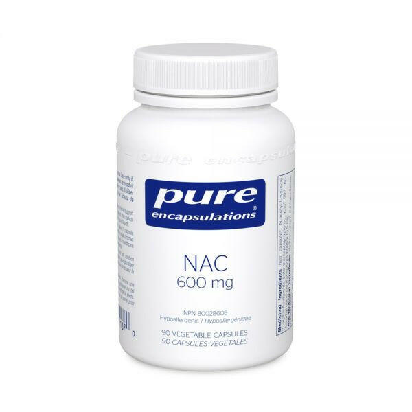 NAC 600 mg | Pure Encapsulations® | 90 Capsules - Coal Harbour Pharmacy