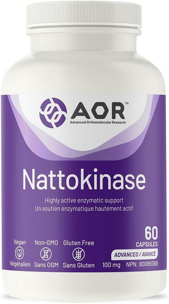 Nattokinase 100mg | AOR™ | 60 Capsules - Coal Harbour Pharmacy