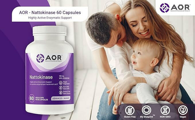 Nattokinase 100mg | AOR™ | 60 Capsules - Coal Harbour Pharmacy