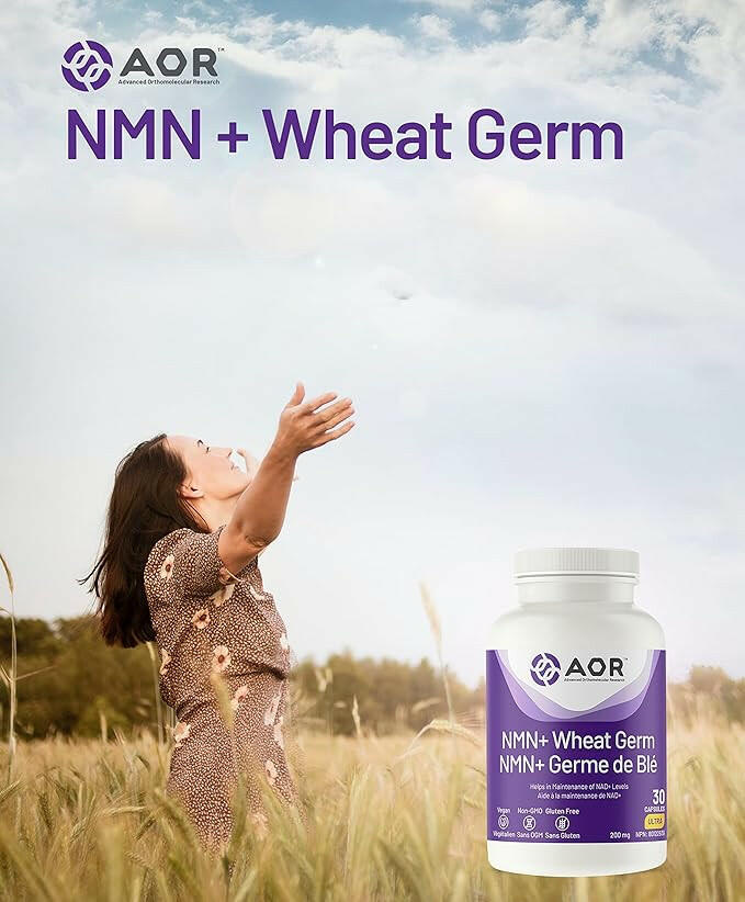 NMN + Wheat Germ | AOR™ | 30 Capsules - Coal Harbour Pharmacy