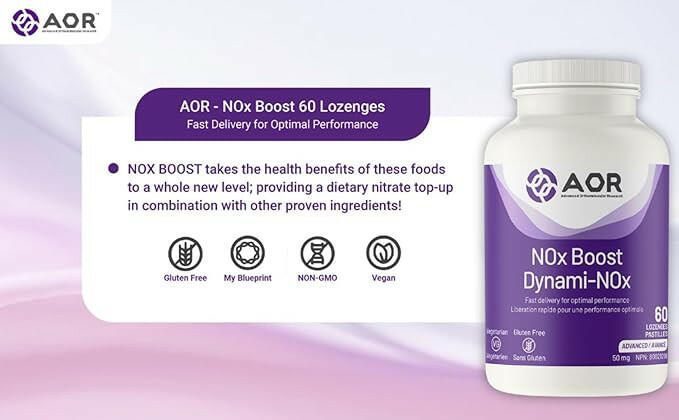NOx Boost | AOR™ | 60 Lozenges - Coal Harbour Pharmacy