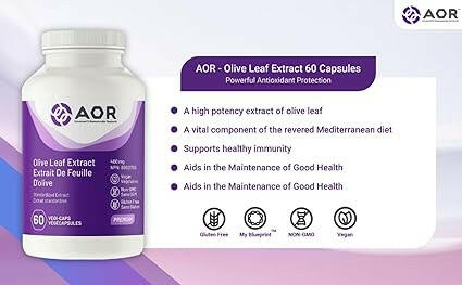 Olive Leaf Extract | AOR™ | 60 Capsules - Coal Harbour Pharmacy