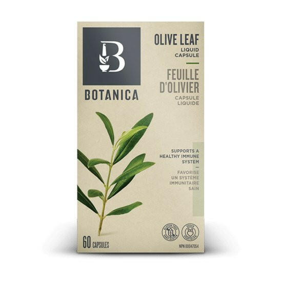 Olive Leaf Phytocaps | Botanica | 60 Liquid Capsules - Coal Harbour Pharmacy